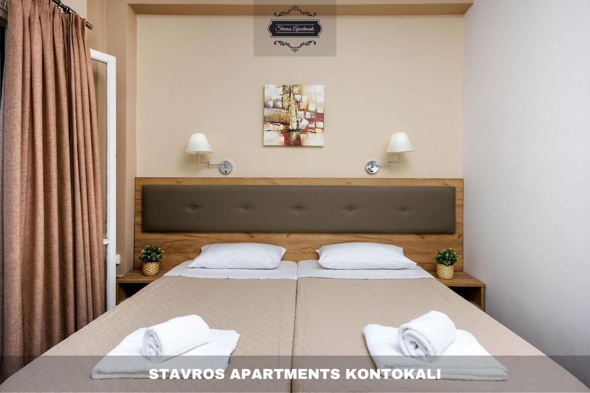Stavros Apartments Kontokali Next To Gouvia Marina Exterior foto