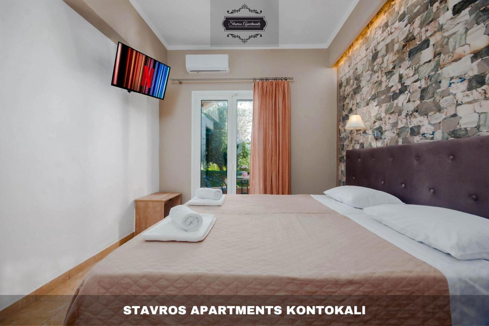 Stavros Apartments Kontokali Next To Gouvia Marina Exterior foto