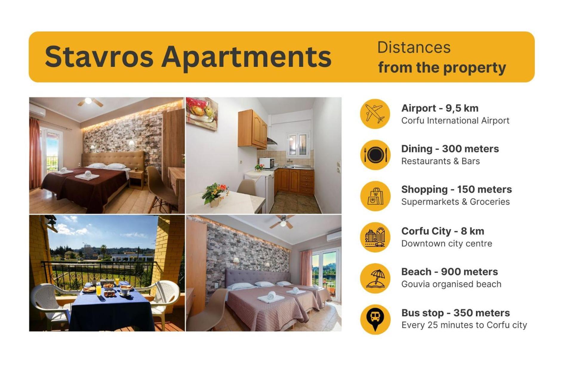 Stavros Apartments Kontokali Next To Gouvia Marina Exterior foto
